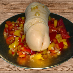 Silicone copy of my cock
