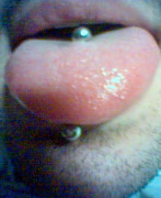 my tongue ring in 2003