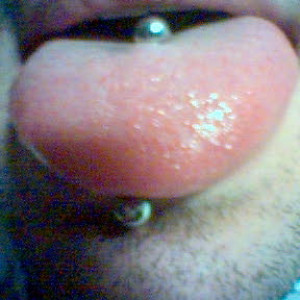 my tongue ring in 2003