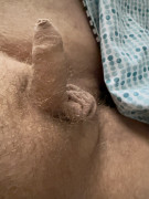 Soft dick and wrinkled empty sac