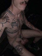 fully nude outside